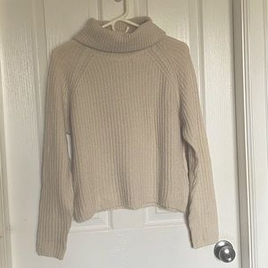 Garage Cropped Turtleneck Sweater